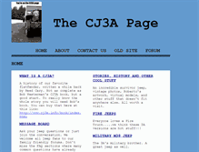 Tablet Screenshot of cj3apage.com